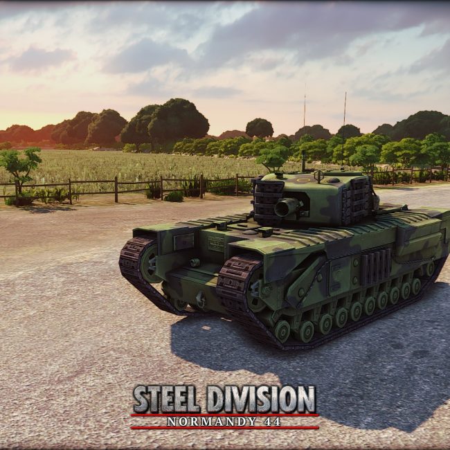 AVRE 15th Scottish Infantry Steel Division Normandy 44