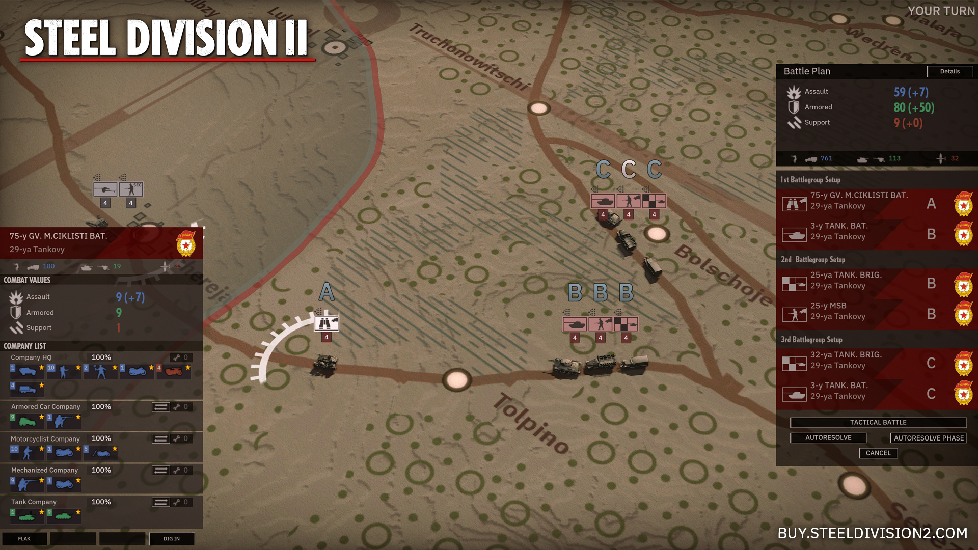 Dev Diary 7 Combat in Army General